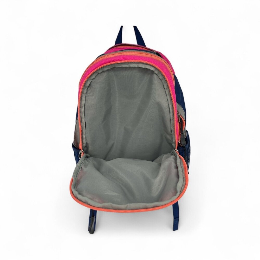 Magellan Outdoors Multi-Compartment Travel Backpack Hiking Zip Closure Pink/Blk - Picture 5 of 7